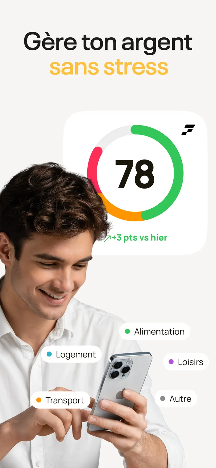 Finro score et vue d'ensemble des dépenses par catégorie